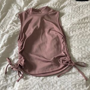 REVAMPED Mauve Pink Top Size XL